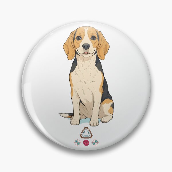 Item preview, Cute Smiling Beagle Dog Illustration | Adorable Tricolor Hound Portrait designed and sold by Whimsy Trail Co.