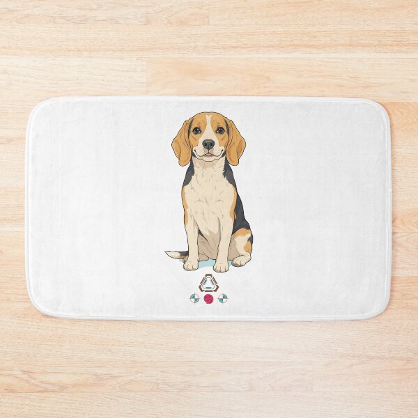 Item preview, Cute Smiling Beagle Dog Illustration | Adorable Tricolor Hound Portrait designed and sold by Whimsy Trail Co.