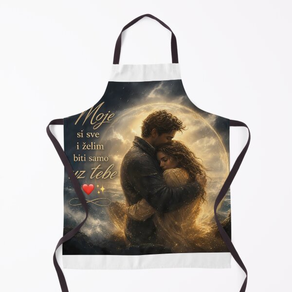 Item preview, You Are My Everything Romantic Couple Big Moon Art designed and sold by DignityLab.