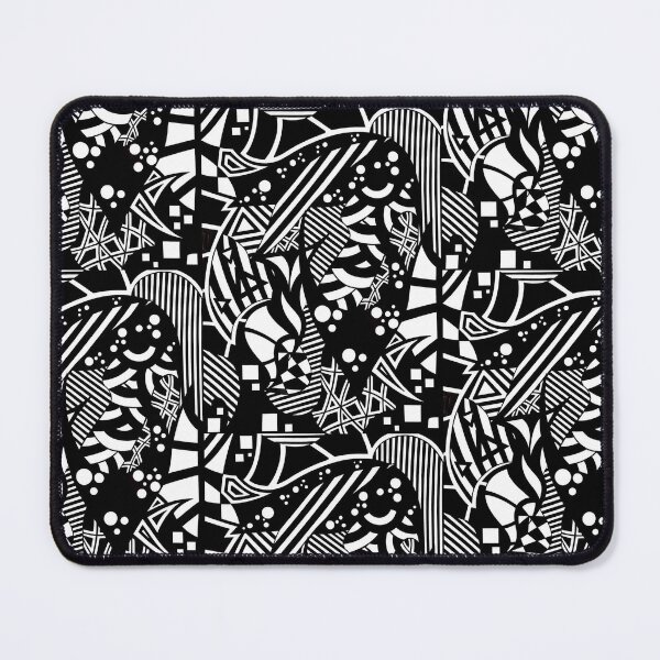 Item preview, Abstract Black and White Geometric Line Art designed and sold by GTeoArt.