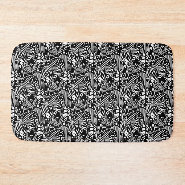 Item preview, Abstract Black and White Geometric Line Art designed and sold by GTeoArt.