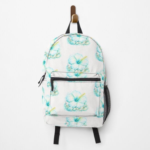 Item preview, Single Aqua Reef Hibiscus | Watercolor Tropical Floral Art | Botanical Flower Illustration designed and sold by Nolmo.