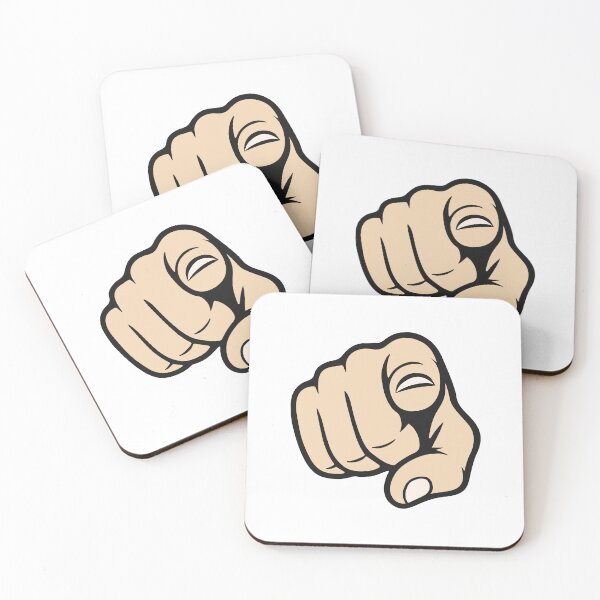 Item preview, Pointing Finger You Gesture Sticker Design designed and sold by VectorForge Studio.