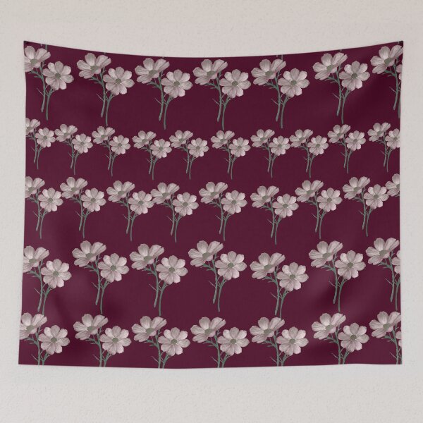 Item preview, Moody Plum Floral Botanical Seamless Pattern designed and sold by ​Jyoti Digital Artist.