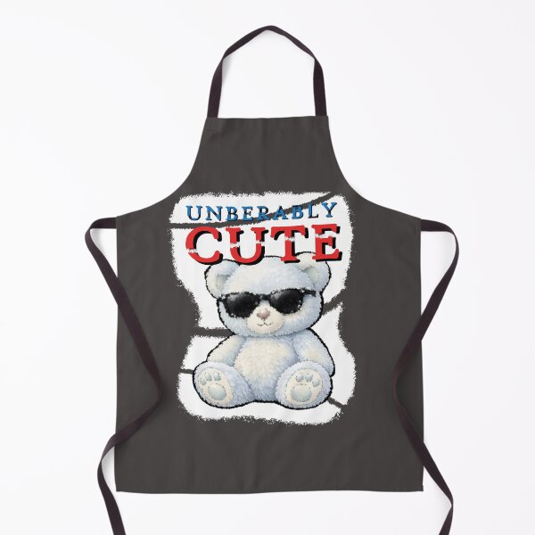 Item preview, Unbearably Cute Slashed Grunge Teddy Bear Pun designed and sold by Edwere.