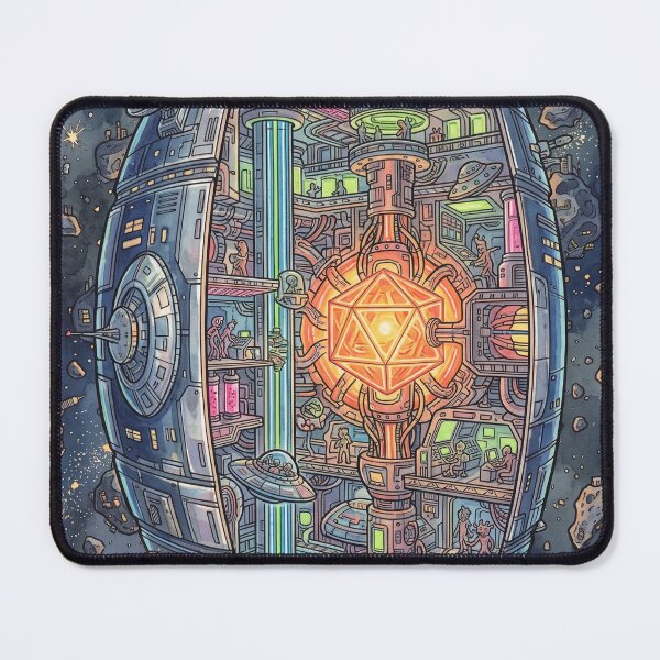 Item preview, uturistic Space Station Cross Section designed and sold by Itjung-Room.