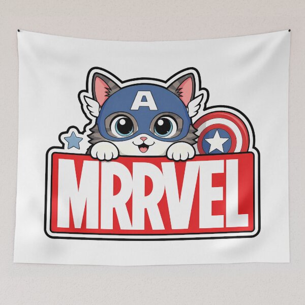 Item preview, MRRVEL – The Ultimate Cat Hero designed and sold by Azagthoth.