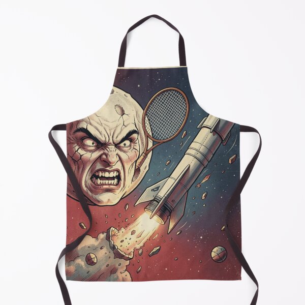 Item preview, Angry Moon Space Junk Cartoon Poster designed and sold by Designs By Ms Mal_Tas.