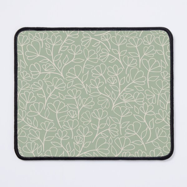 Item preview, Minimal Sage Green Floral Line Art Seamless Pattern | Modern Botanical Background designed and sold by romyca creation_22.