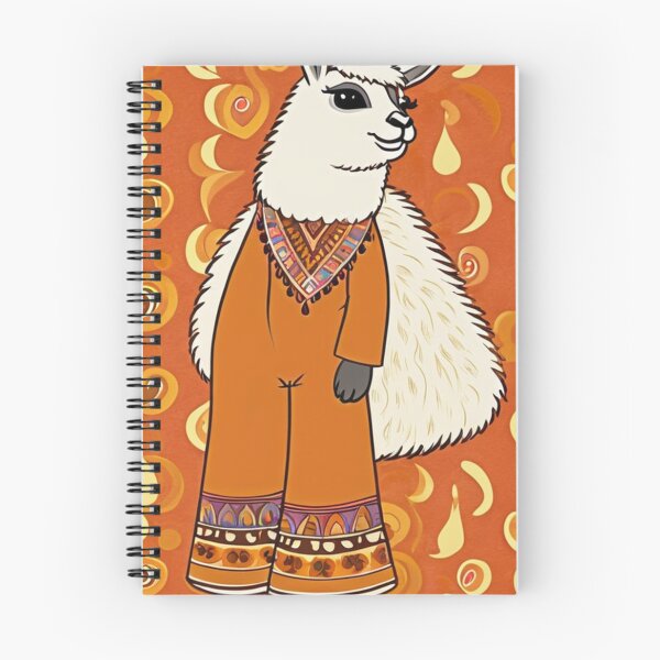 Item preview, Illustration - Stylized Llama, Contemporary Art with Geometric Patterns designed and sold by World-Pets.