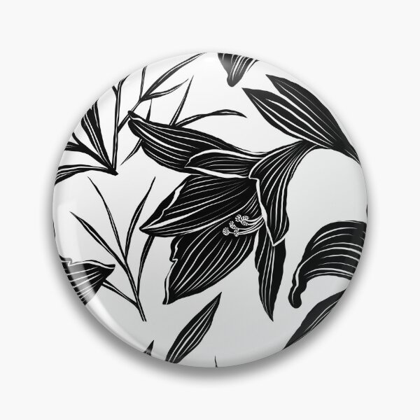 Item preview, Black and White Flowers designed and sold by Maryna Riabko.