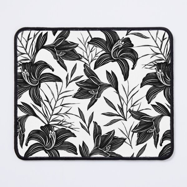 Item preview, Black and White Flowers designed and sold by Maryna Riabko.