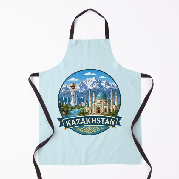 Item preview, Kazakhstan Mountains and Astana designed and sold by Myra365Art.