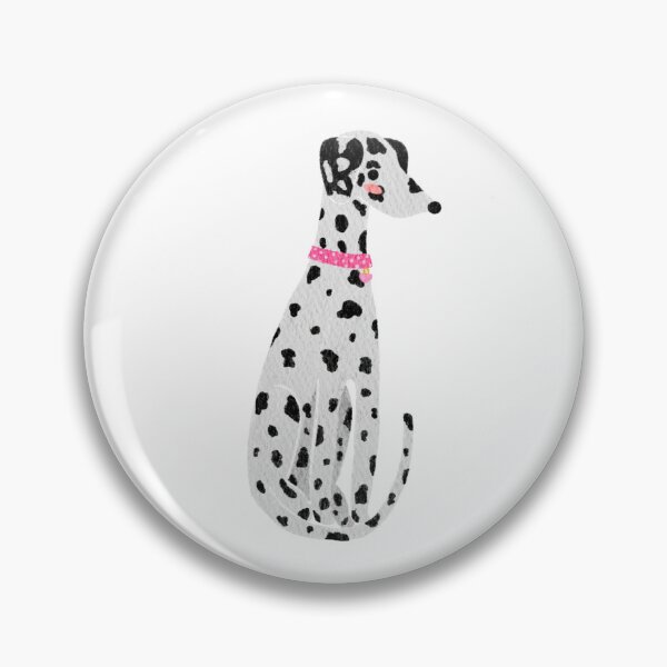 Item preview, Cartoon Dalmatian with Pink Collar designed and sold by bataljart.