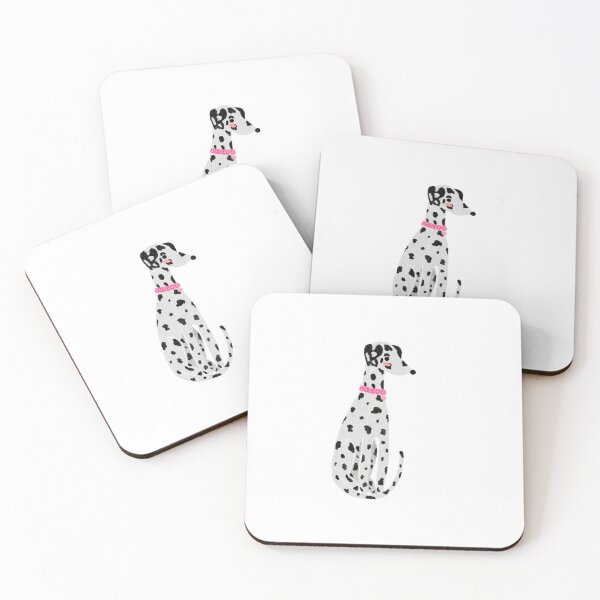 Item preview, Cartoon Dalmatian with Pink Collar designed and sold by bataljart.