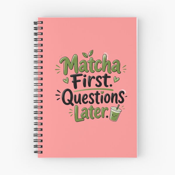 Item preview, Matcha First. Questions Later. | Funny Matcha Quote Sticker | Cute Green Tea Typography designed and sold by ritach11.