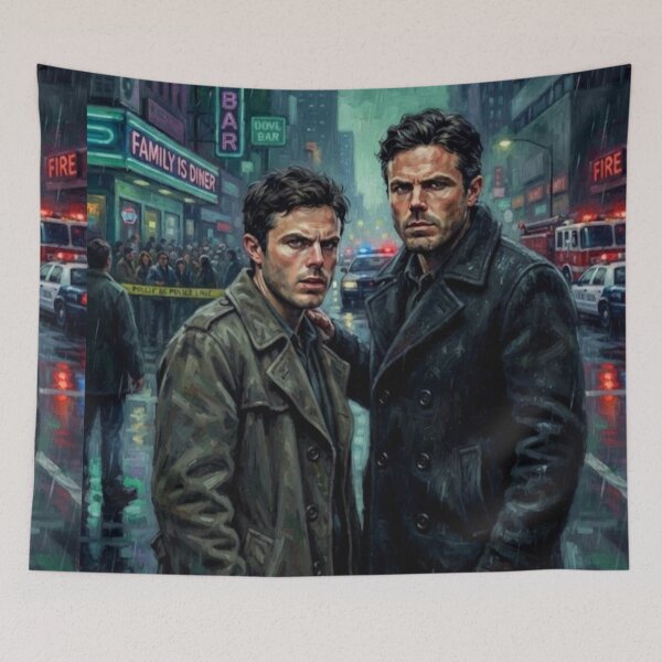 Item preview, Brothers Under Fire Action Drama Fine Art Tribute designed and sold by Art's Diner.