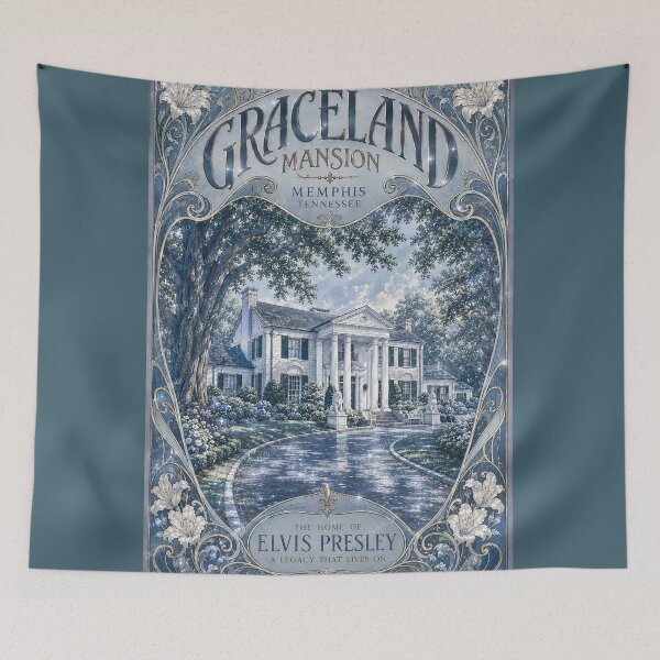 Item preview, Graceland Mansion - The Home of Elvis Presley designed and sold by LuluLeb.