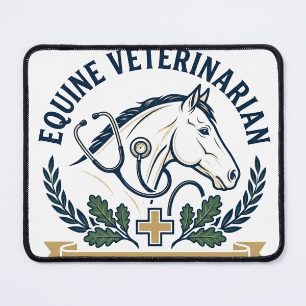 Item preview, Premium Equine Veterinarian Design | Horse Veterinary Medicine Art designed and sold by Mathias Yakubu Design.