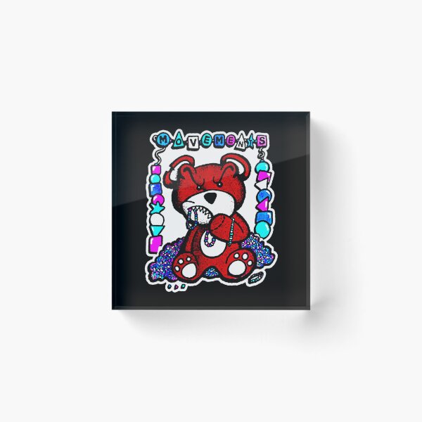 Item preview, Cute Colorful Bear Doll Post Hardcore designed and sold by MosiUniq.