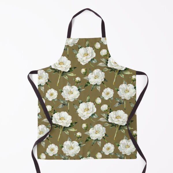 Item preview, Elegant White Peony Floral Seamless Pattern | Vintage Botanical Garden Design designed and sold by romyca creation_22.
