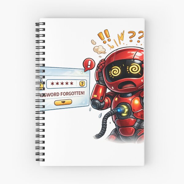 Item preview, Robot Password Forgotten designed and sold by VasiArtLab.