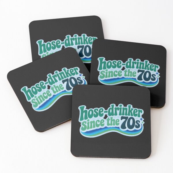 Item preview, Hose Drinker Since the 70s | groovy green graphic Shirt | 70s Kid Gen X Nostalgia Gift | Retro Vintage Christmas Birthday designed and sold by The Frog.