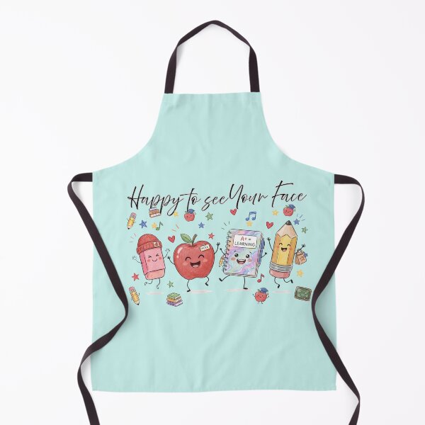 Item preview, Happy To See Your Face Back To School Teacher Cute Supplies designed and sold by BreezifyDesignStudio.