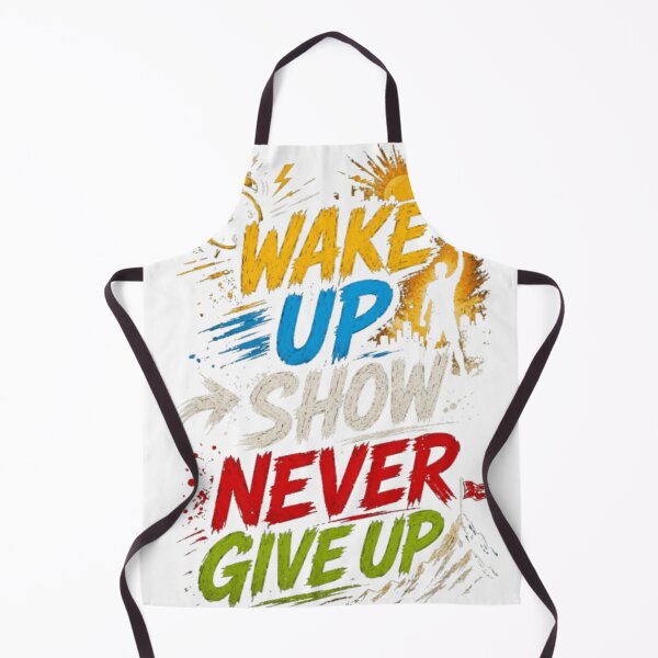 Item preview, Wake Up Show Never Give Up – Motivational Typography Sunrise Design | Inspirational Quote T-Shirt | Positive Mindset Graphic Tee | Success Motivation Gift designed and sold by GloboStyle Design .