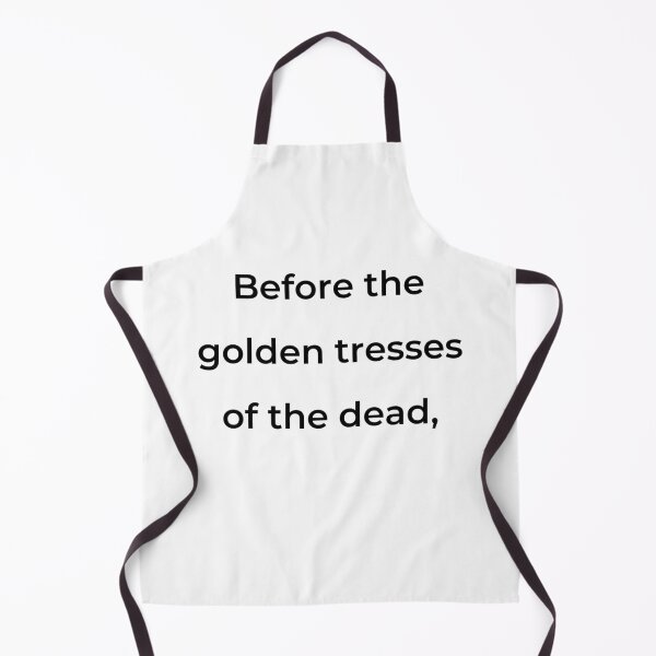 Item preview, “Before the golden tresses of the dead,” - print black designed and sold by ariksworld.