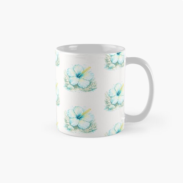 Item preview, Single Island Lagoon Hibiscus | Watercolor Tropical Floral Art | Botanical Flower Illustration designed and sold by Nolmo.