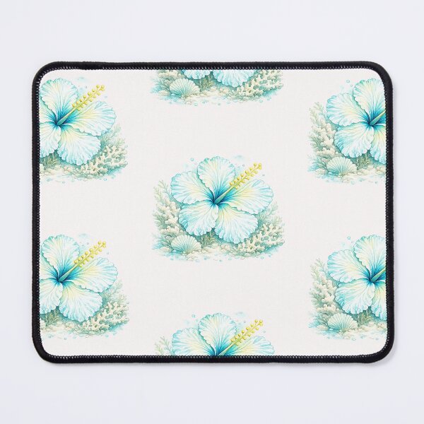 Item preview, Single Island Lagoon Hibiscus | Watercolor Tropical Floral Art | Botanical Flower Illustration designed and sold by Nolmo.