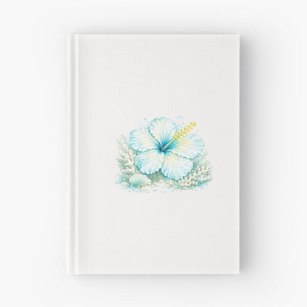 Item preview, Single Island Lagoon Hibiscus | Watercolor Tropical Floral Art | Botanical Flower Illustration designed and sold by IamNolmo.