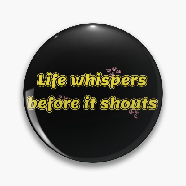 Item preview, Life whispers before it shouts designed and sold by Legacy Supreme.