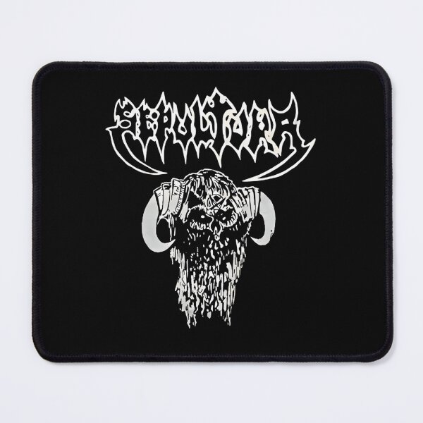 Item preview, Death Metal Horned Monster Skull designed and sold by Toddyco.