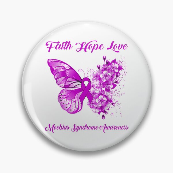 Item preview, Faith Hope Love Moebius Syndrome Awareness Butterfly Ribbon Gifts designed and sold by valleriajosue.