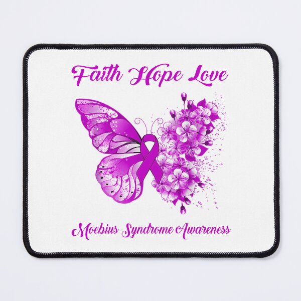 Item preview, Faith Hope Love Moebius Syndrome Awareness Butterfly Ribbon Gifts designed and sold by valleriajosue.