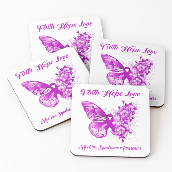 Item preview, Faith Hope Love Moebius Syndrome Awareness Butterfly Ribbon Gifts designed and sold by valleriajosue.