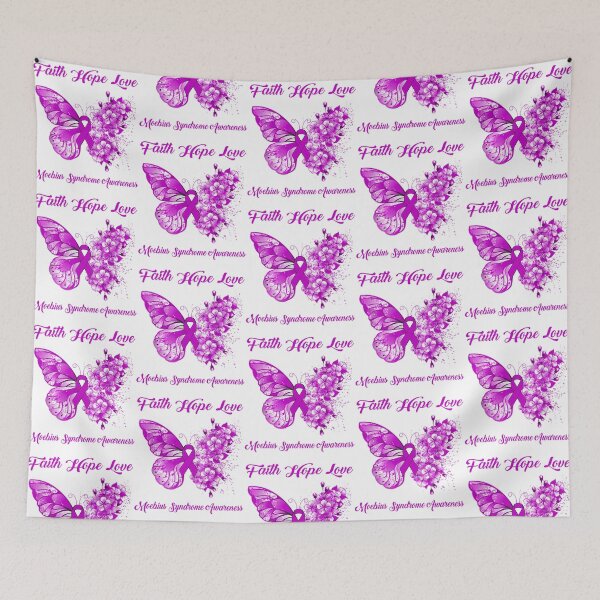 Item preview, Faith Hope Love Moebius Syndrome Awareness Butterfly Ribbon Gifts designed and sold by valleriajosue.