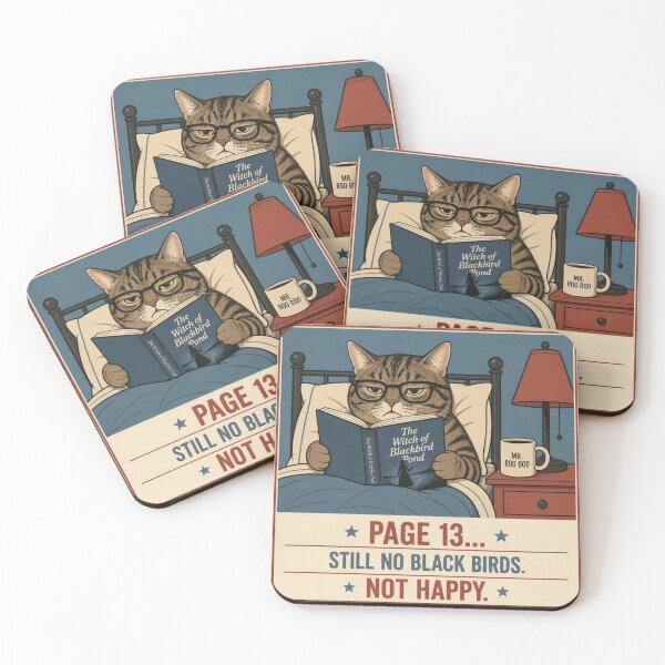 Item preview, Book‑Loving Cat Bedtime Reading Illustration designed and sold by Designs By Ms Mal_Tas.