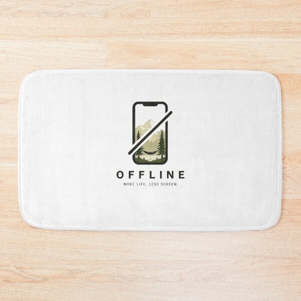 Item preview, Offline | More Life Less Screen | Nature Lover & Digital Detox Design designed and sold by GottaPics.