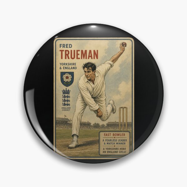 Item preview, Fred Trueman - Trading Card designed and sold by halibutgoatramb.