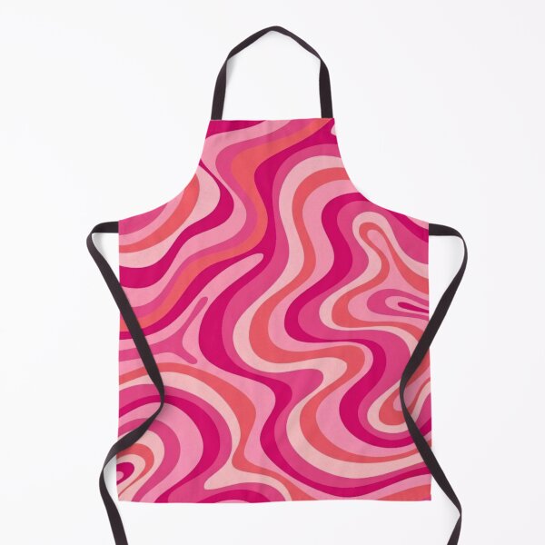 Item preview, Liquid Swirl Retro Abstract in pinks and peach tones, Light Blush, Cream, and White designed and sold by Differenceee.