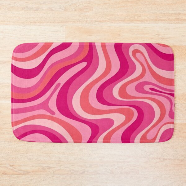 Item preview, Liquid Swirl Retro Abstract in pinks and peach tones, Light Blush, Cream, and White designed and sold by Differenceee.