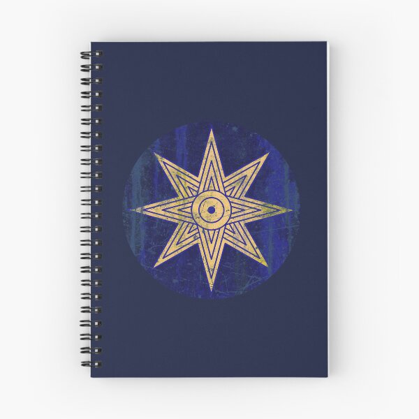 Item preview, Ancient Ishtar Star Emblem • Vintage Babylonian Celestial Insignia • Mesopotamian Inanna Goddess Seal designed and sold by worldwarvintage.