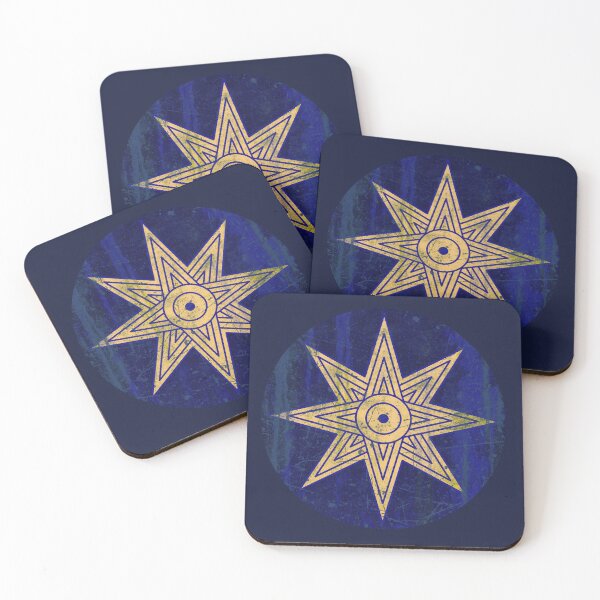 Item preview, Ancient Ishtar Star Emblem • Vintage Babylonian Celestial Insignia • Mesopotamian Inanna Goddess Seal designed and sold by worldwarvintage.
