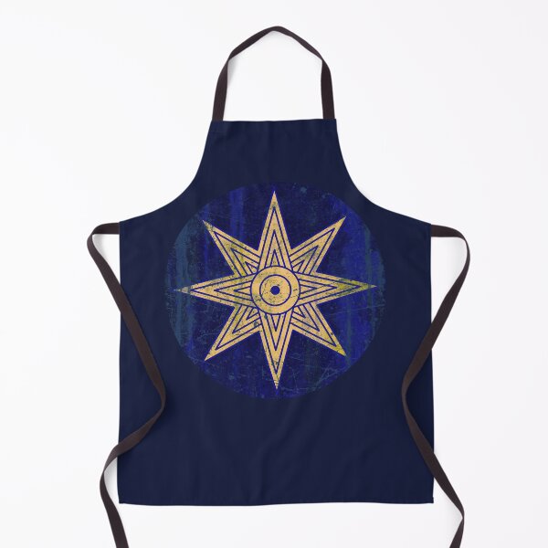 Item preview, Ancient Ishtar Star Emblem • Vintage Babylonian Celestial Insignia • Mesopotamian Inanna Goddess Seal designed and sold by worldwarvintage.