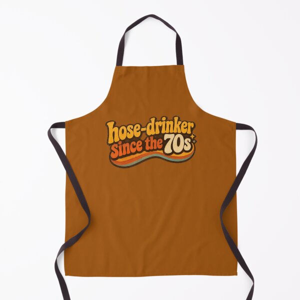 Item preview, Hose Drinker Since the 70s | groovy orange brown  graphic Shirt | 70s Kid Gen X Nostalgia Gift | Retro Vintage Christmas Birthday designed and sold by The Frog.