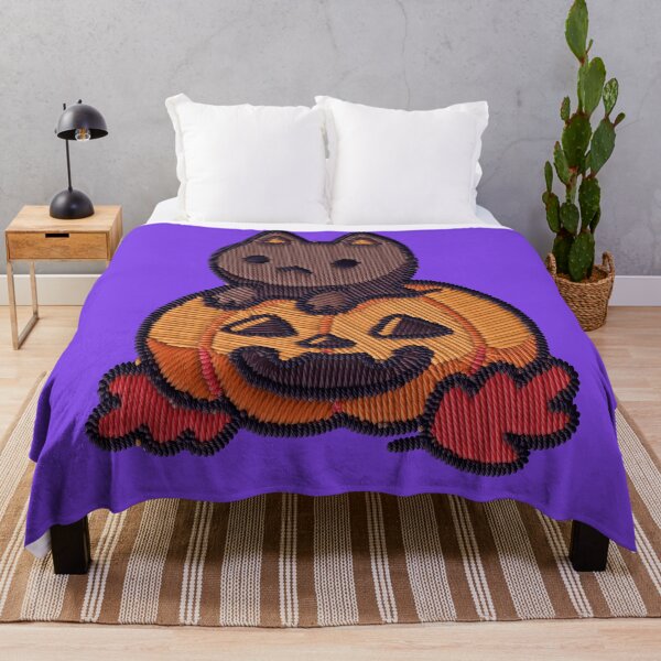 Item preview, Kawaii Cat in Pumpkin Embroidery Patch Sticker designed and sold by · GAMING SOUL ·.