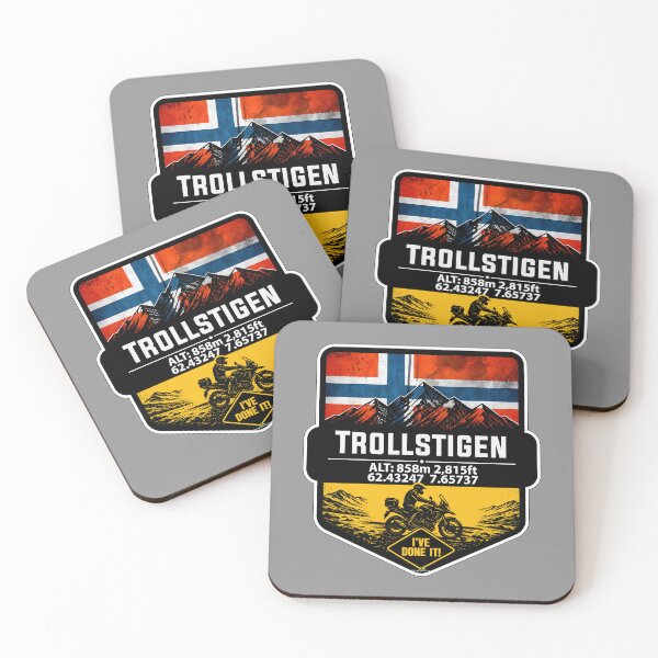 Item preview, Trollstigen The Troll Road Norway I've Done It! Sticker TShirt 03 designed and sold by OuterShellUK.